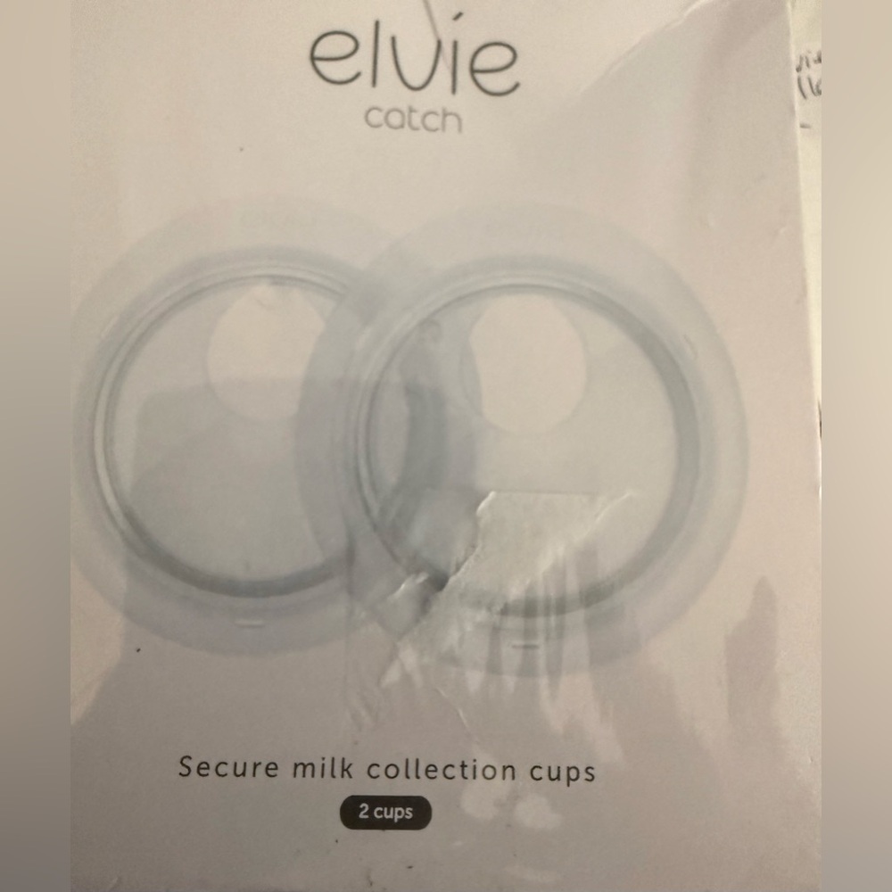 Elvie Catch Secure Milk Collection Cups - White